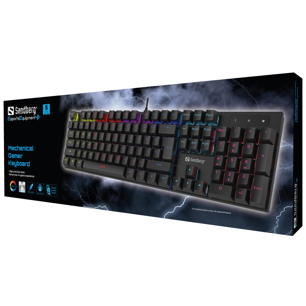 Sandberg Tastatur, DE-Layout (DE), mechanisch