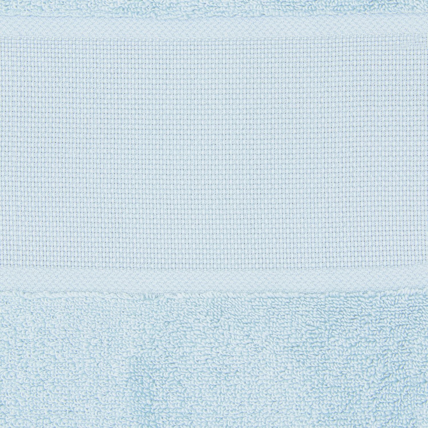 Rico Design Lätzchen – 30 × 34 cm, Hellblau, Baumwolle, GOTS