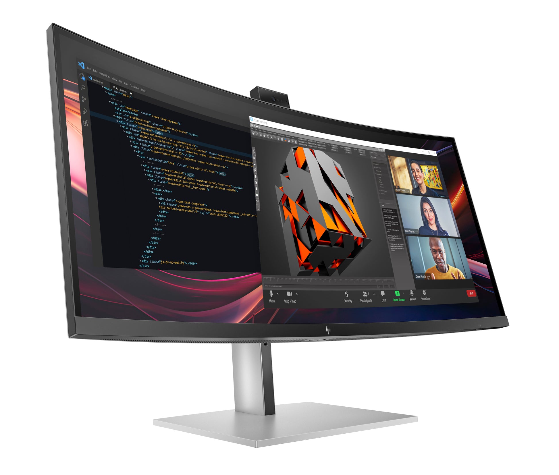 HP Series 7 Pro 734pm – Monitor, 34", 2560 × 1440 (WQHD)