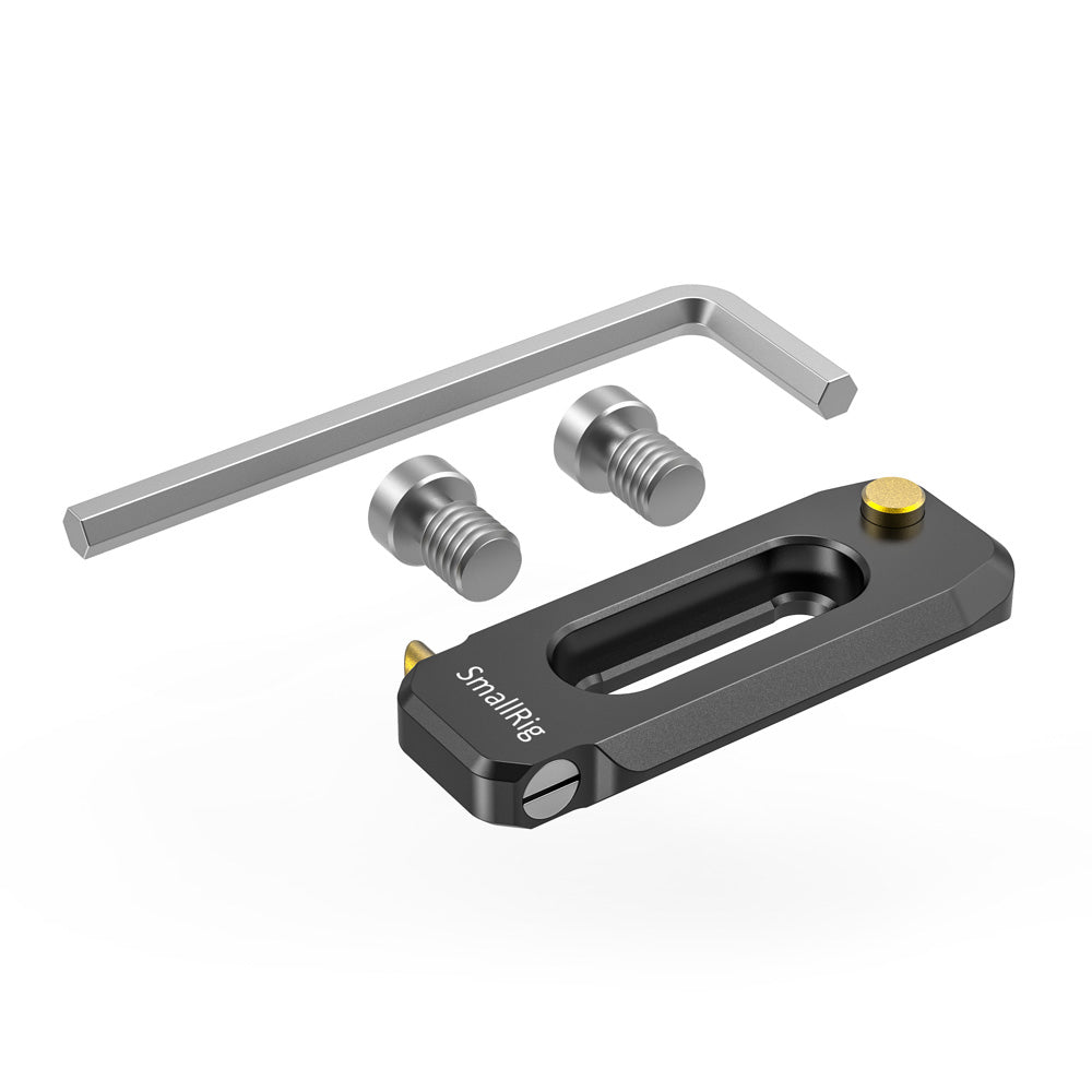 SmallRig Niedrigprofil-NATO-Schiene 50 mm – Aluminium, 21 × 6 × 50 mm – 1/4" Gewinde, Schrauben enthalten