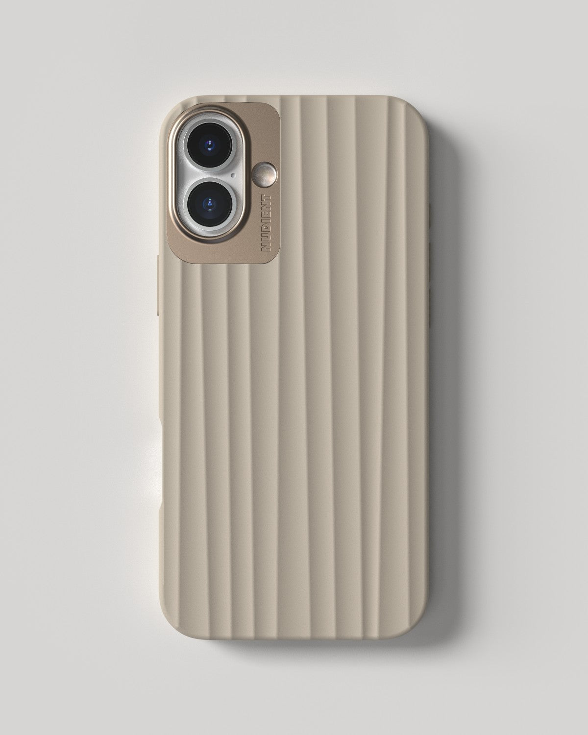 Nudient – Backcover – für Apple iPhone 16 Plus – beige – MagSafe-kompatibel