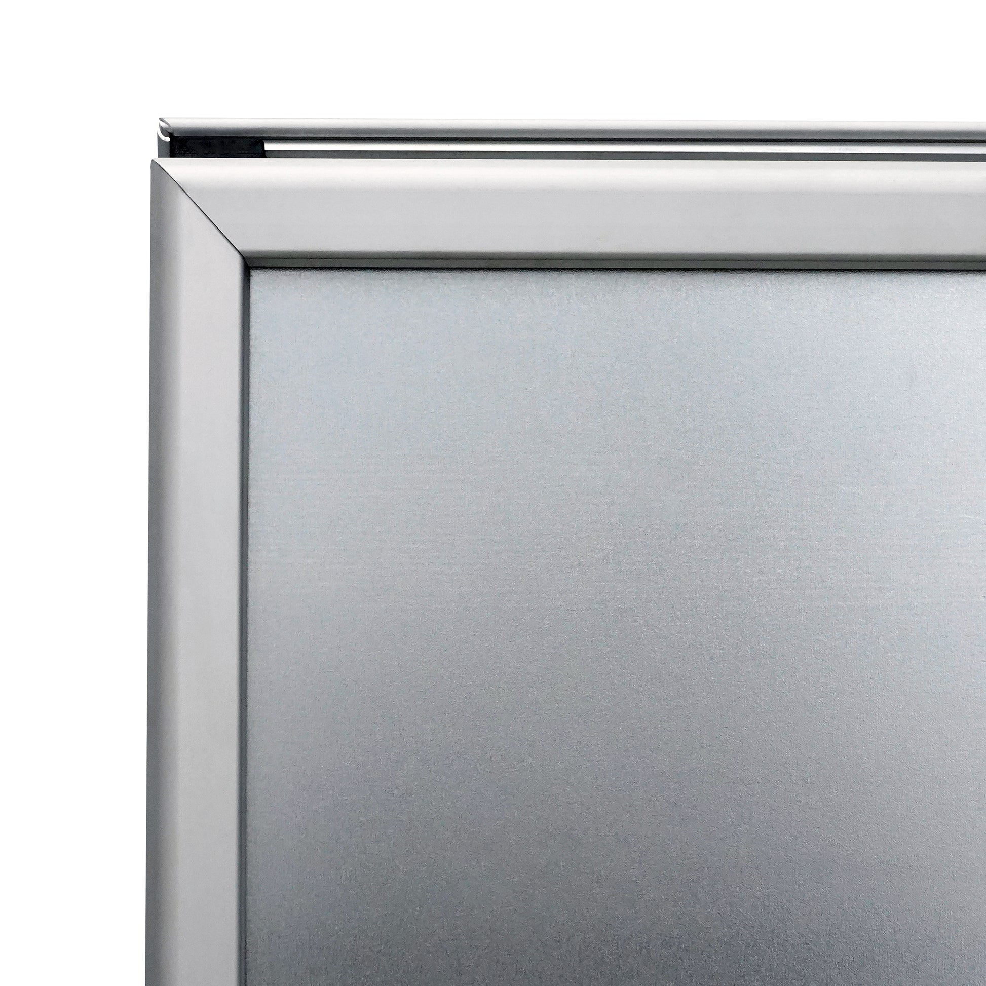 Europel Plakatständer – für A1, silber, Aluminium/Kunststoff, 690×100×1240 mm