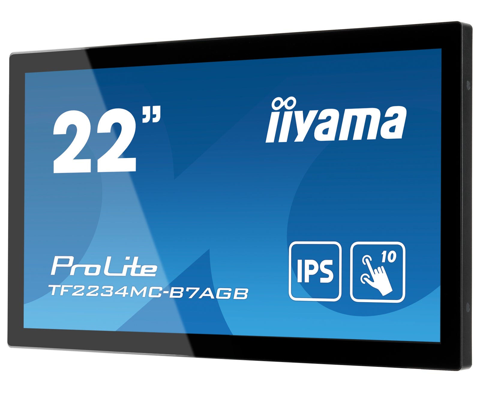 iiyama ProLite TF2234MC-B7AGB – Touch-Monitor 21,5" – 1920 × 1080 (Full HD), IPS, PCAP 10-Punkt, HDMI/DP/VGA