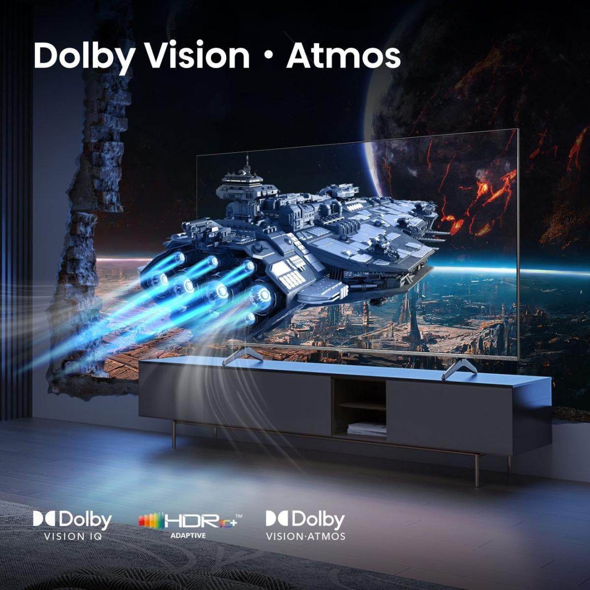 Hisense E7Q PRO 50 – 50" TV – 4K UHD – QLED – VIDAA – 144 Hz – Dolby Vision