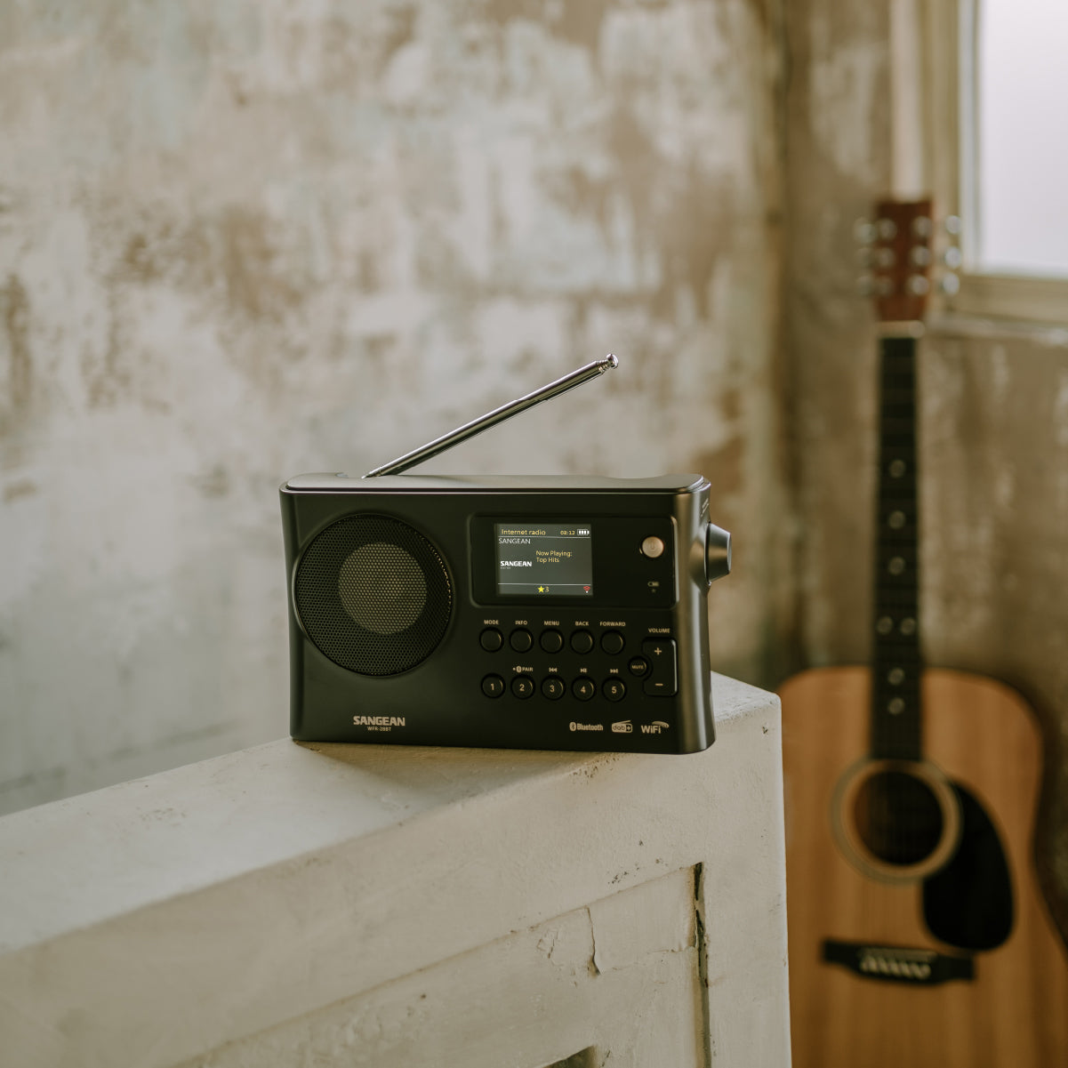 Sangean WFR-28BT – Internetradio, DAB+/UKW, Bluetooth, WLAN – Schwarz