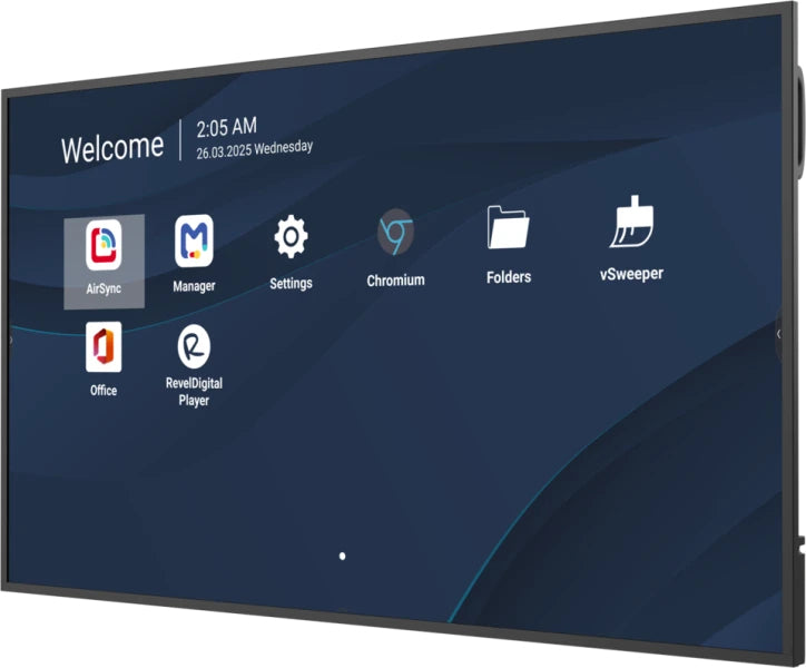 Viewsonic CDE6531-1C – Signage-Display, 65", 500 cd/m², 24/7, Android, USB-C