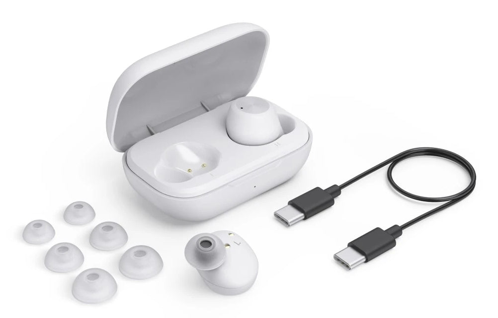 Hama Spirit Chop II TWS In-Ear – mit Ladecase, Weiss, BT 5.0