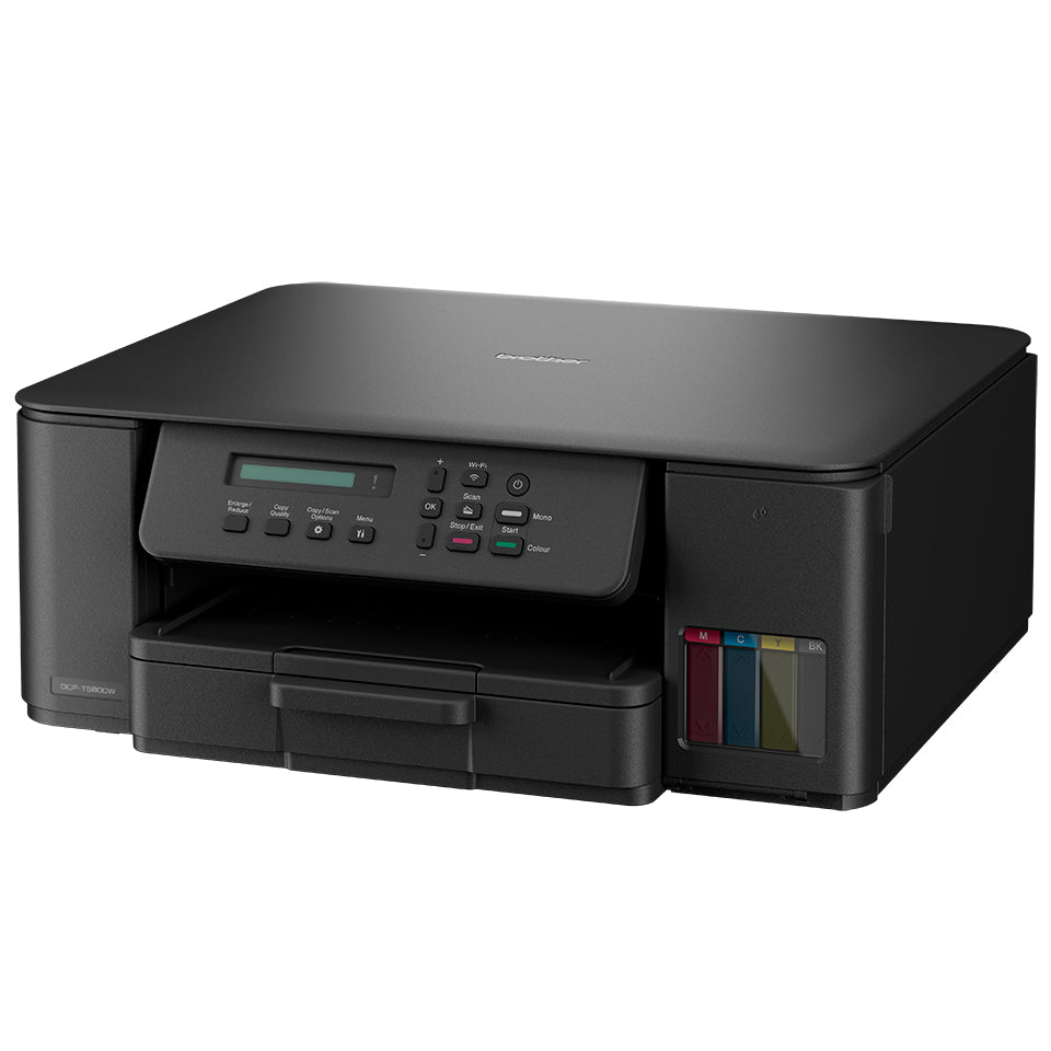 Brother DCP-T580DW – Farbiges Tintenstrahl-MFP A4, 3-in-1 – USB/WLAN – Duplex, ADF – 16 ppm S/W, 9 ppm Farbe