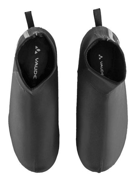 Vaude – Posta Fahrrad-Schuhüberzieher – Grösse 47–49 – Schwarz, winddicht, wasserfest, reflektierend
