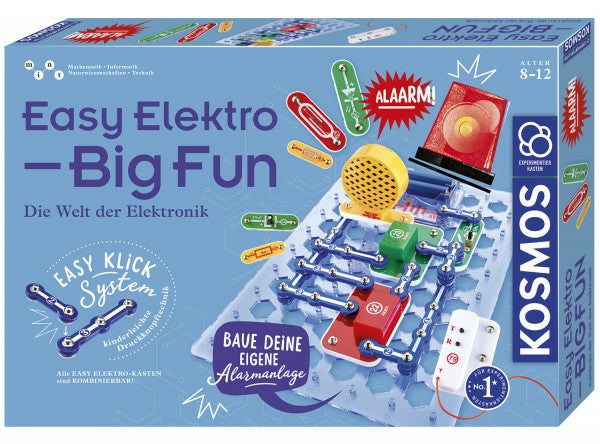 Kosmos Experimentier-Bausatz – Easy Elektro BIG FUN, mit FM-Radio- und Sound-Modul, ab 8 Jahren
