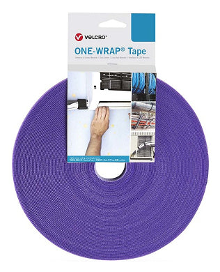Velcro Schnur – 25 m, PP, violett