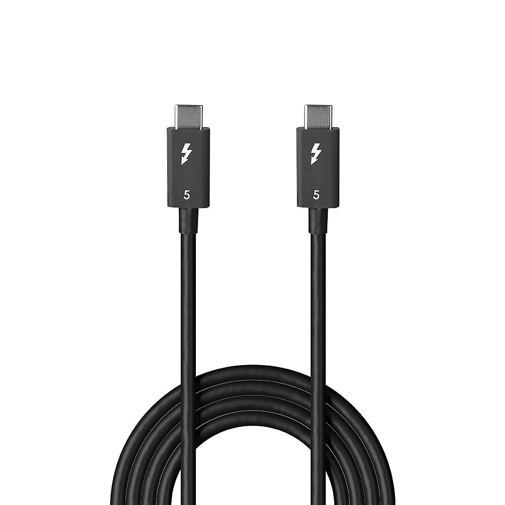Lindy Thunderbolt 5 (USB-C) Kabel – 80 Gbit/s – 1 m – Schwarz