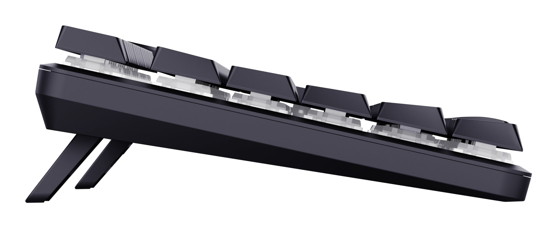 Trust GXT868 Torix – Tastatur, kabelgebunden (USB-A), US-Layout (EN), Fullsize (mit Ziffernblock), mechanisch