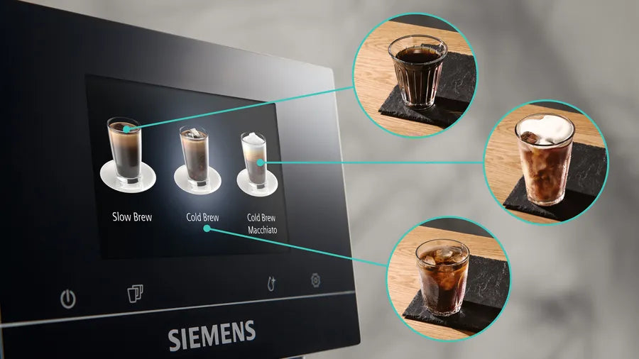 Siemens EQ700 TP715D47 Kaffeevollautomat – 19 bar, 2,4 l, 320 g, Silbergrau