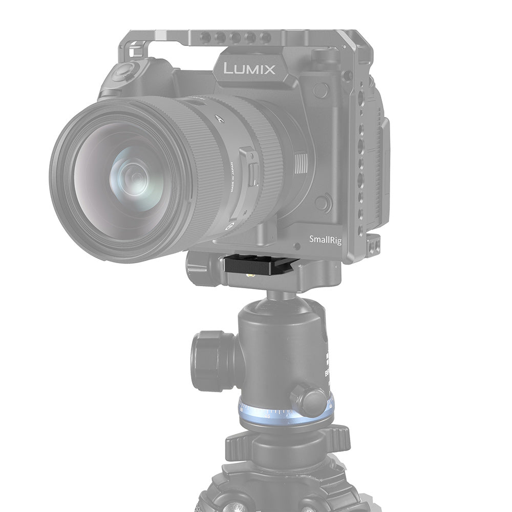 SmallRig 2146B Schnellwechselplatte (Arca-Typ) – Aluminium, 68 × 38,1 × 8 mm, 48 g – für SmallRig 2143, 2145