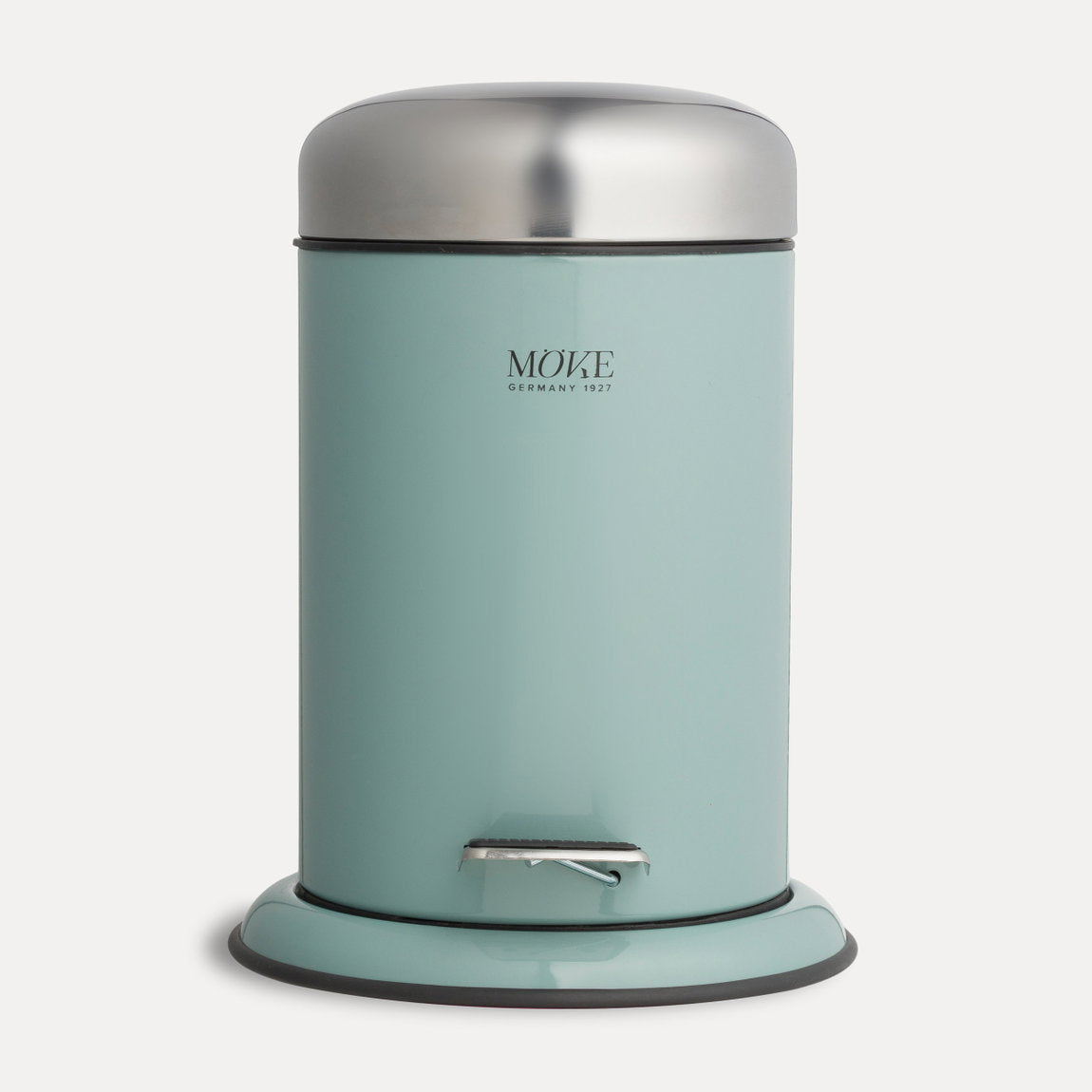 Möve Push-Abfalleimer – 3 l – Edelstahl, rund – Mint