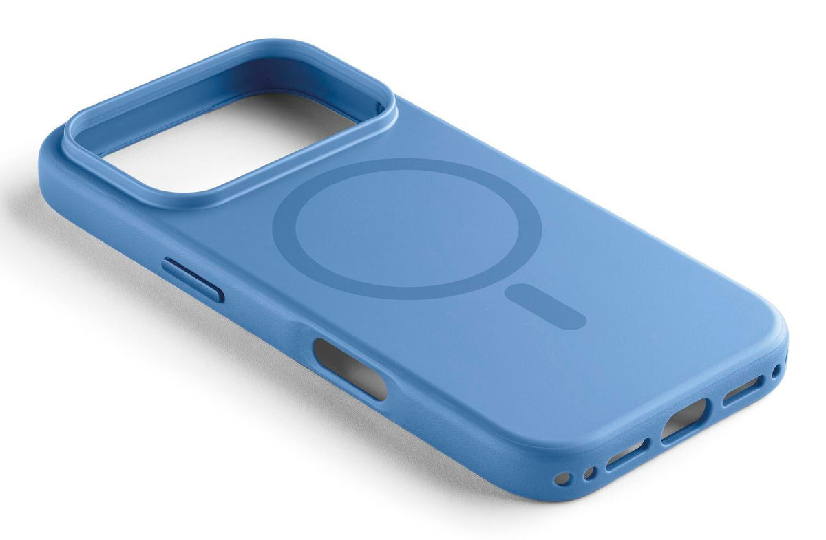 Cellularline Aura Mag Backcover – für Apple iPhone 18 Pro Max, MagSafe, Metall, Blau
