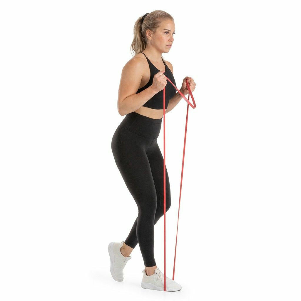 Gymstick Power Band 61111, 104 cm, Leicht – Rot, Latex