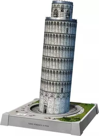 Ravensburger Iconics Schiefer Turm von Pisa 3D-Puzzle – 216 Teile – 20,9 × 33,0 × 20,9 cm – ab 10 Jahren