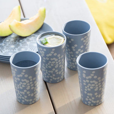 Koziol Tasse – 350 ml, Kunststoff, Blau, spülmaschinenfest
