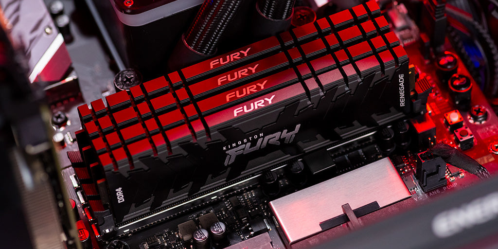 Kingston Technology Kingston FURY Renegade RGB – Arbeitsspeicher – 16 GB (2×8 GB), DDR4 4000 MT/s, CL19, 1,35 V, RGB