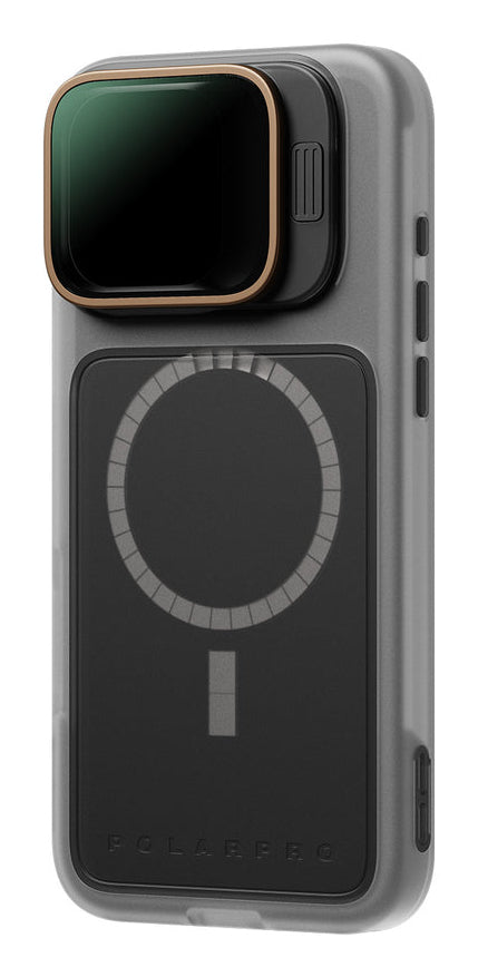 PolarPro Backcover – für Apple iPhone 16 Pro Max – transparent – MagSafe-kompatibel, mit Kordel