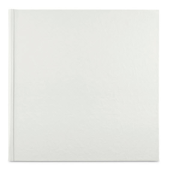 Hama Wrinkled – Fotobuch, gebunden, 30 × 30 cm, Kraftpapier, weiss