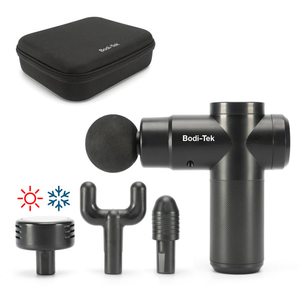 Bodi-Tek Massagepistole – Akkubetrieb, Vibrationsmassage, Schwarz