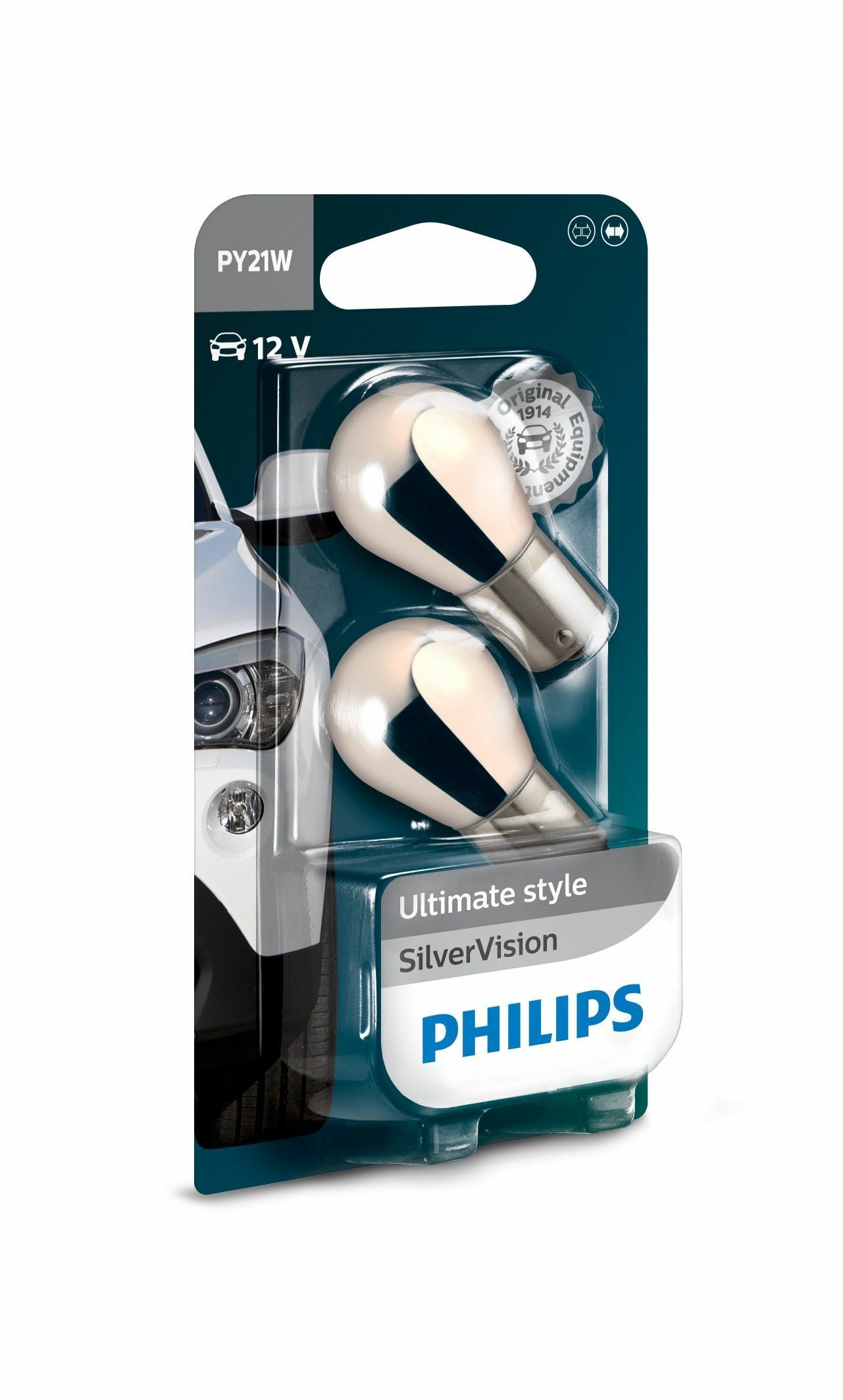 Philips Leuchtmittel PY21W – 280 lm – 2‑Pack
