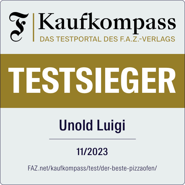 Unold Pizzaofen Luigi 68816 – 1 Pizza, Ø 30 cm, 1700 W – silber/edelstahl