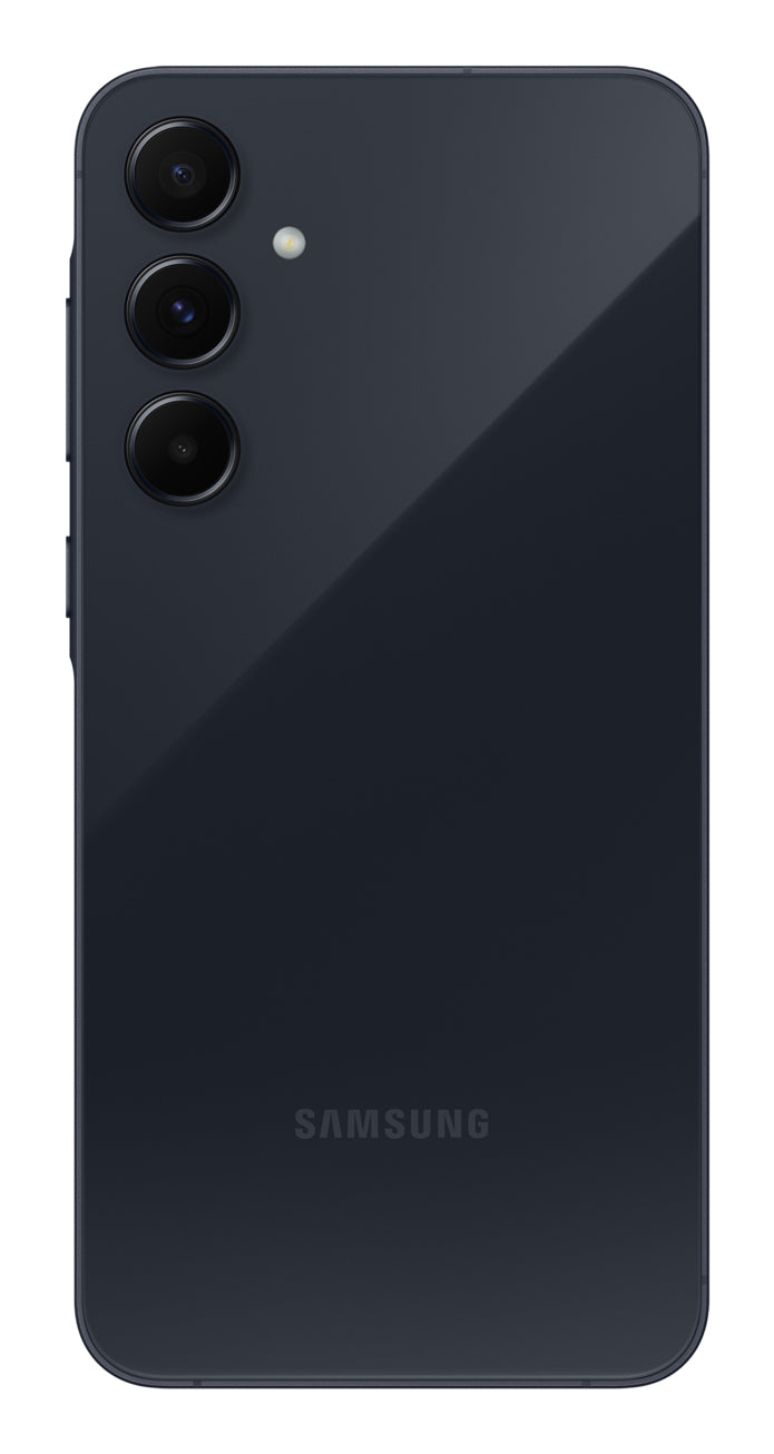 Samsung Galaxy A55 5G – awesome navy, 6,6", 1080 × 2340, Android 14, 128 GB, 8 GB, Dual-SIM, IP67, NFC