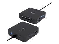 i-tec Dockingstation – USB-C, 1× DP, 2× HDMI, 5× USB-A, 100 W PD, GbE, 3,5 mm Audio, für Windows/Mac/Linux