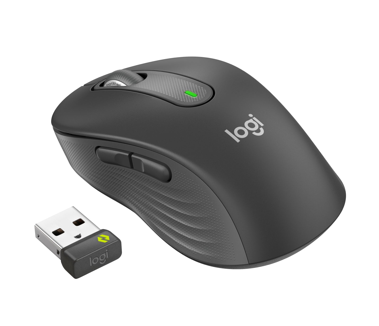 Logitech Signature M650 für Business – Maus – Kabellos (Bluetooth/2,4 GHz), Logi Bolt, rechts