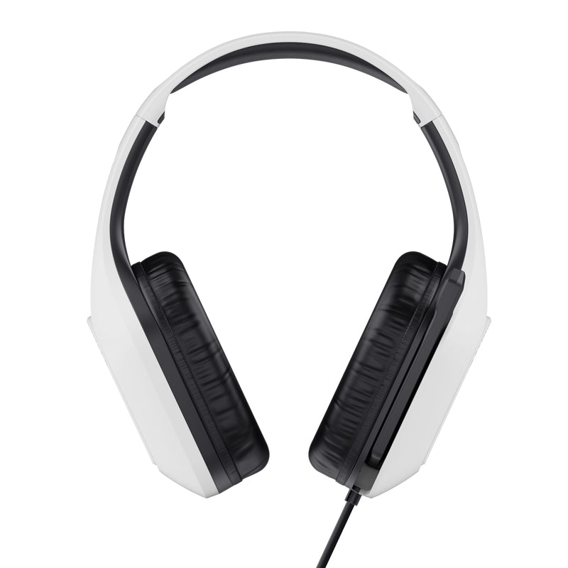 Trust GXT415PS Zirox Gaming-Headset – On-Ear, Stereo, Kabelgebunden, 3,5 mm Klinke, für PlayStation 5 (PS5), Weiss