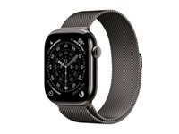 Apple Watch S11 – Smartwatch – 46 mm, LTE, OLED, 50 m, Slate Titanium, S/M Milanese Loop