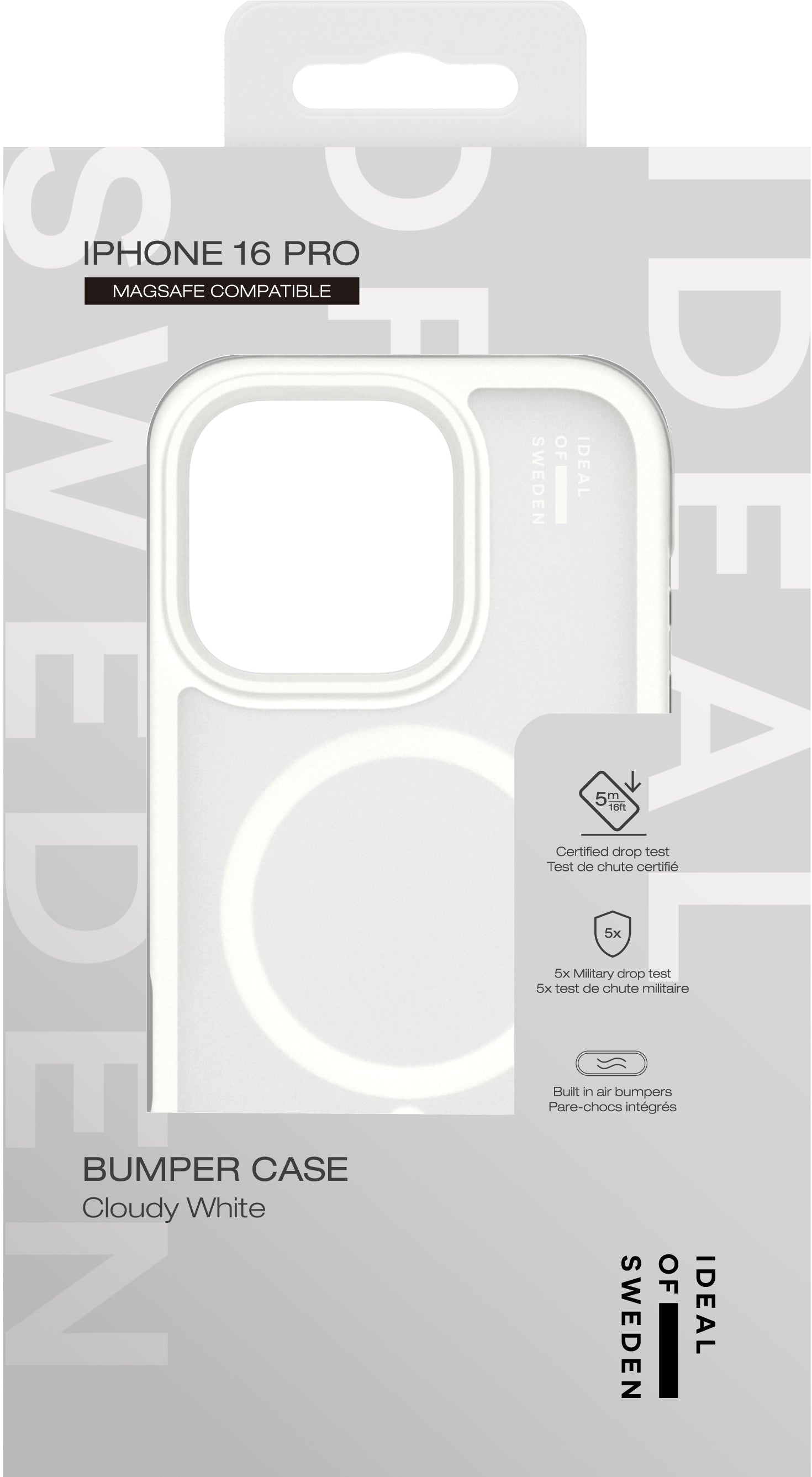 Ideal of Sweden – Backcover – für Apple iPhone 16 Pro – weiss – PC, MagSafe-kompatibel
