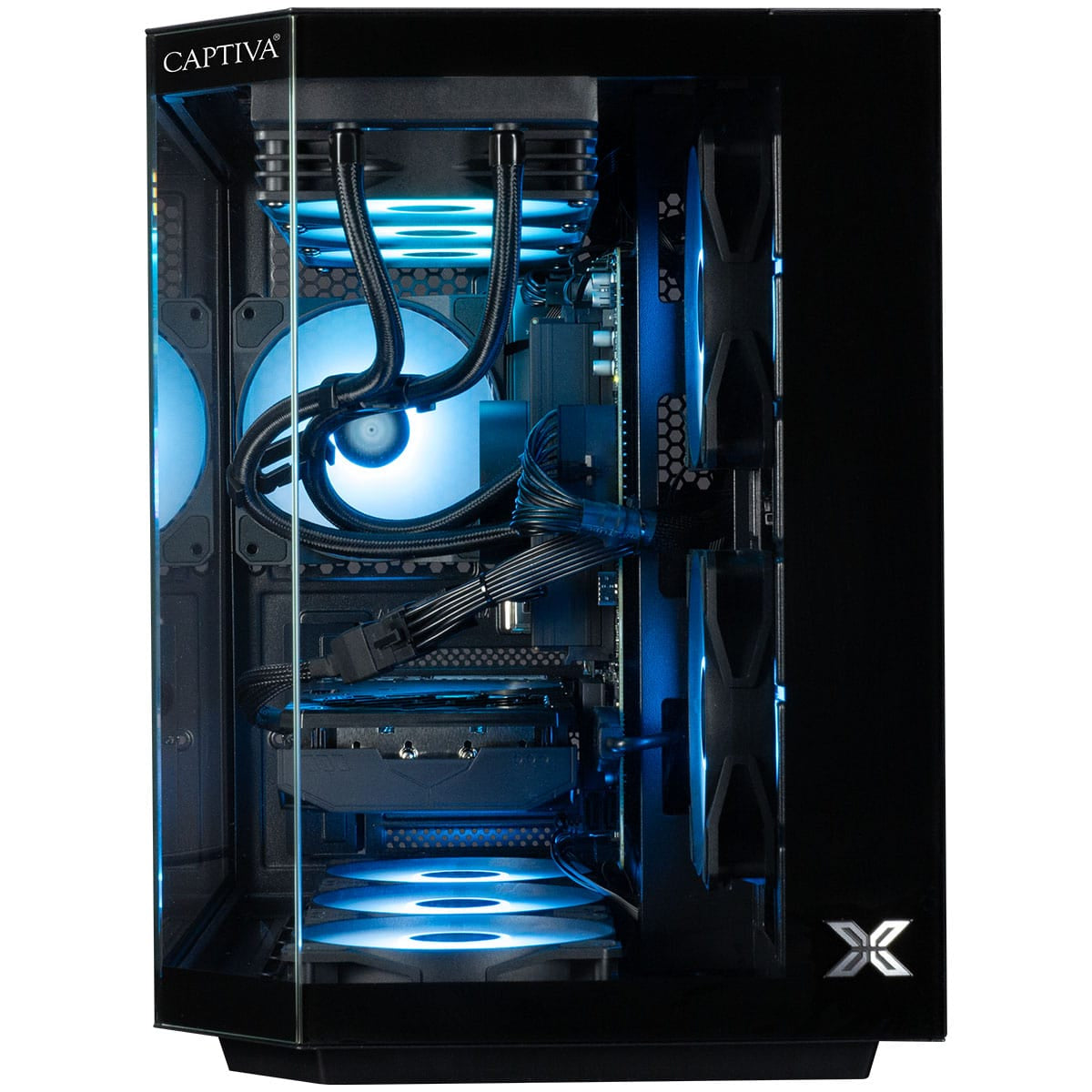 Captiva Tower – Intel Core i7-14700F, 32 GB RAM, 2 TB SSD, NVIDIA GeForce RTX 5070 Ti 16 GB, Windows 11 Home