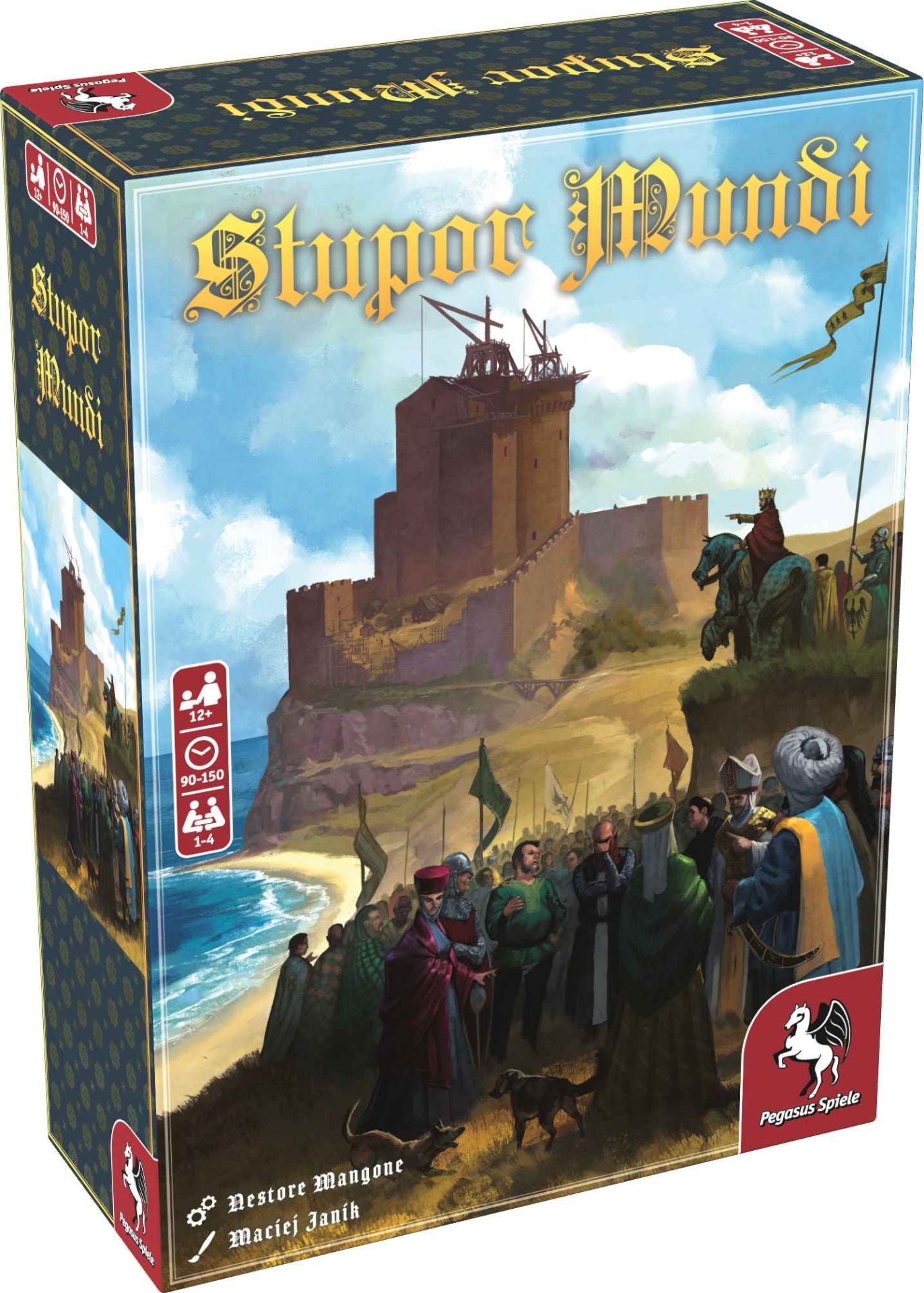 Pegasus Stupor Mundi – Strategiespiel, 1–4 Spieler, ab 12 Jahren, 150 Min., DE/EN