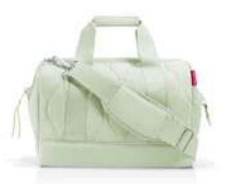 Reisenthel allrounder M – Umhängetasche, 18 l, Polyester, Puffer Iced Matcha, 40 × 33,5 × 24 cm