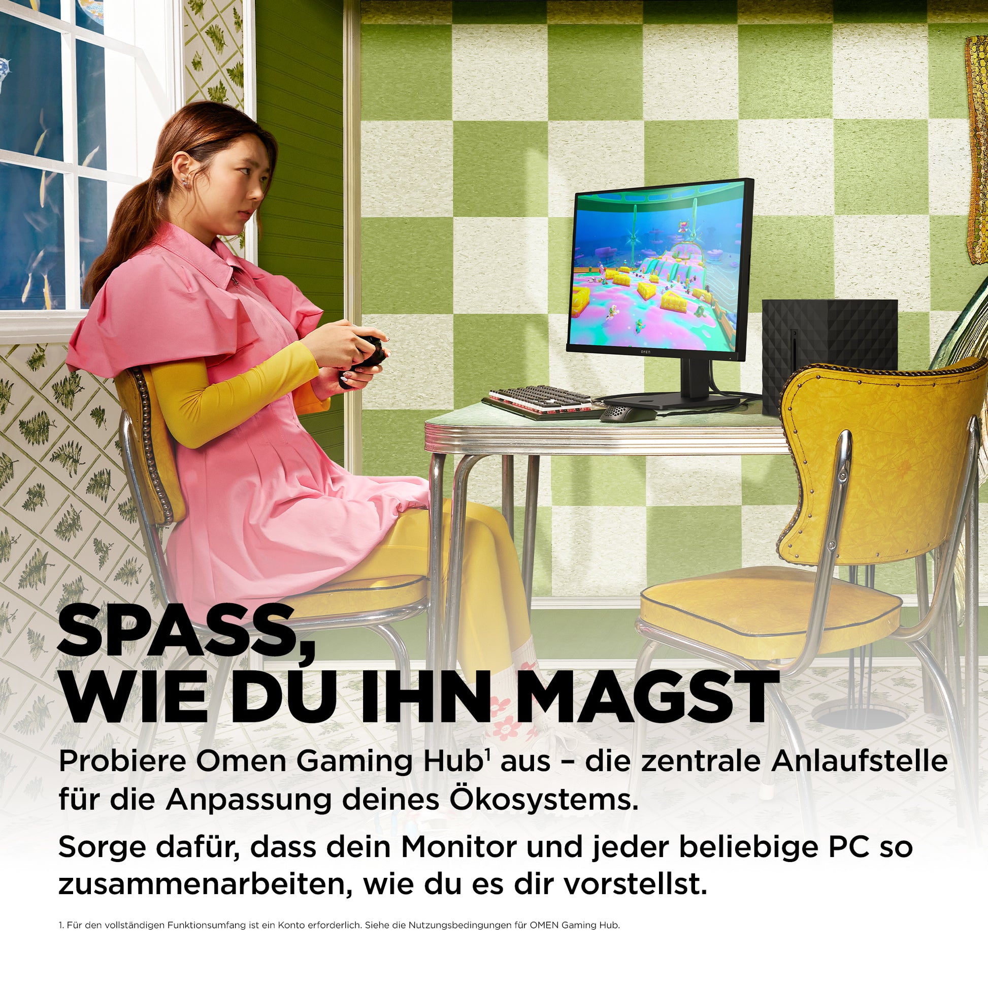 HP OMEN 32q – Interaktives Touch-Display 31,5" – Quad HD (2560 × 1440), IPS, 400 cd/m², blendfrei
