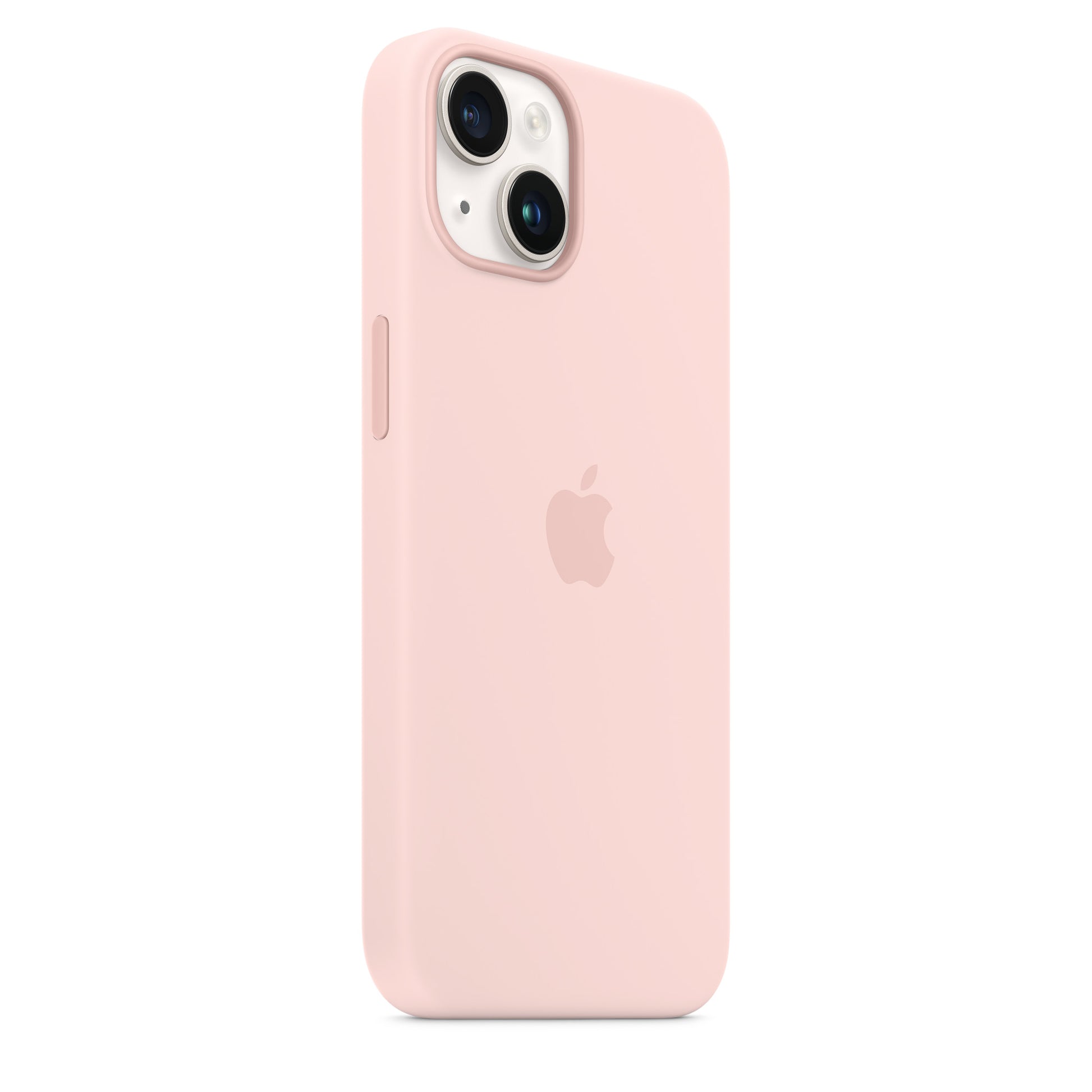Apple Backcover – für Apple iPhone 14, MagSafe, Silikon+Mikrofaser, Kalkrosa