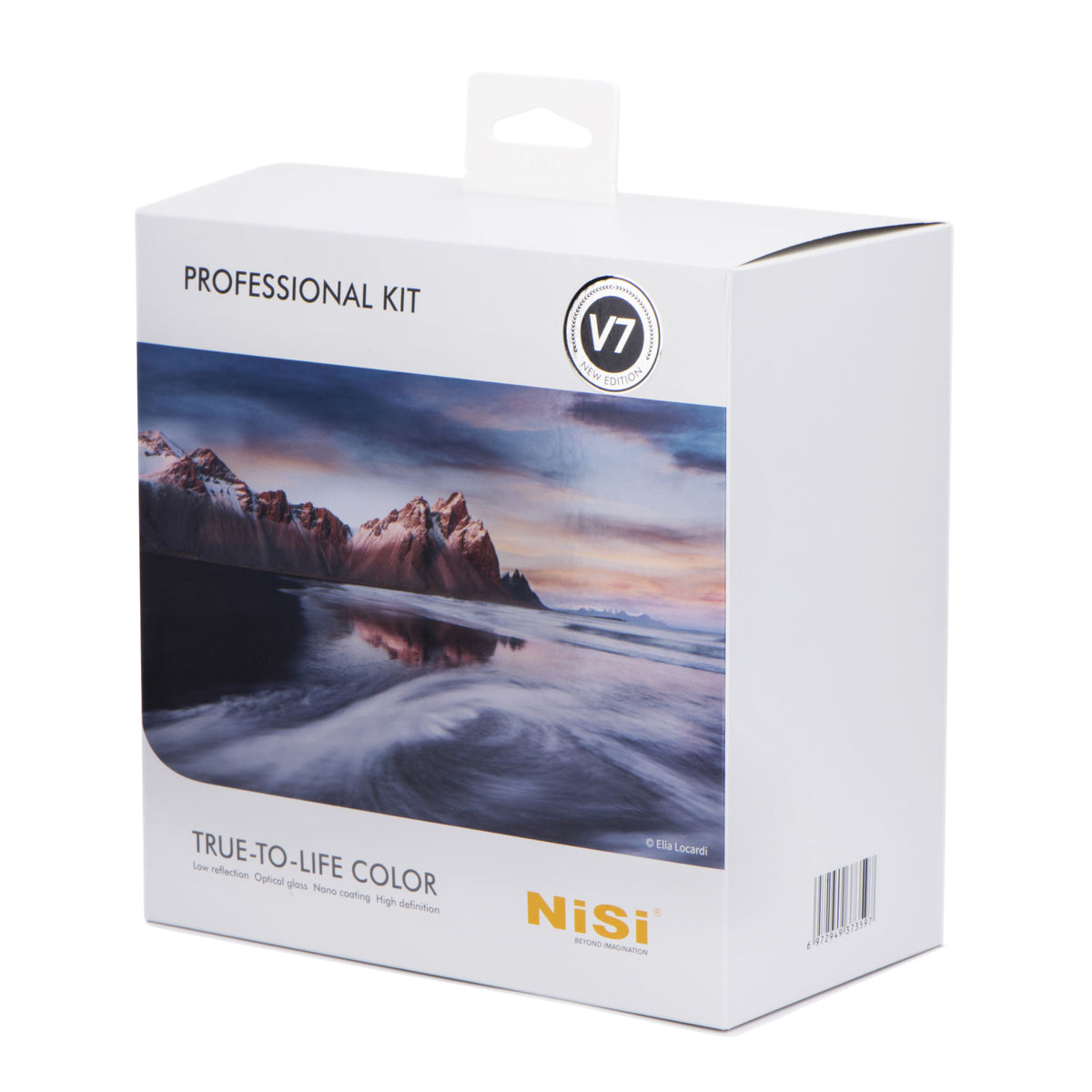 NiSi V7 Starter Kit 100 mm Filterset – Graufilter, Glas, wasserabweisend, Anti-Blend-Beschichtung