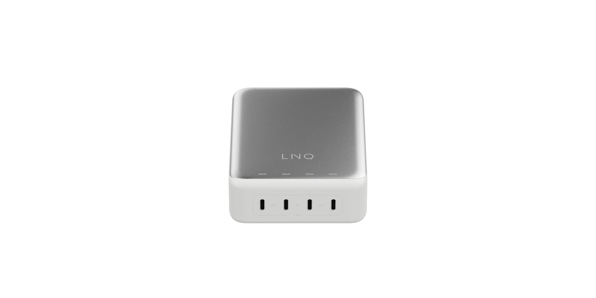 LINQ USB-Desktop-Ladegerät 240 W – USB-C×4, PD 3.1, GaN – für USB-C/USB-A Geräte