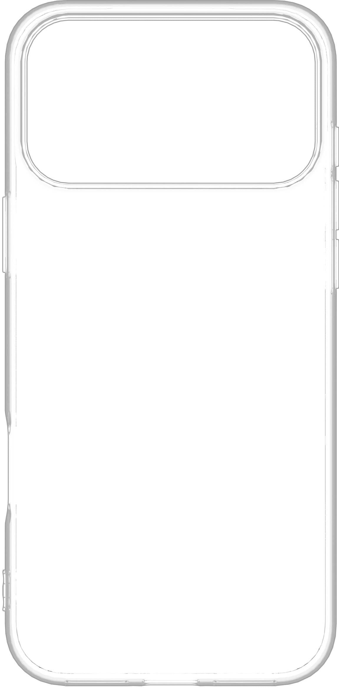 eSTUFF INFINITE (GRS) VIENNA Backcover – für Apple iPhone 17 Pro Max, TPU, Transparent, bis 1,2 m sturzsicher