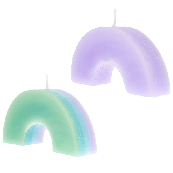 Rico Design Kerzengiessform – Regenbogen flach – Silikon – 118 × 69 × 30 mm – 1 Stück