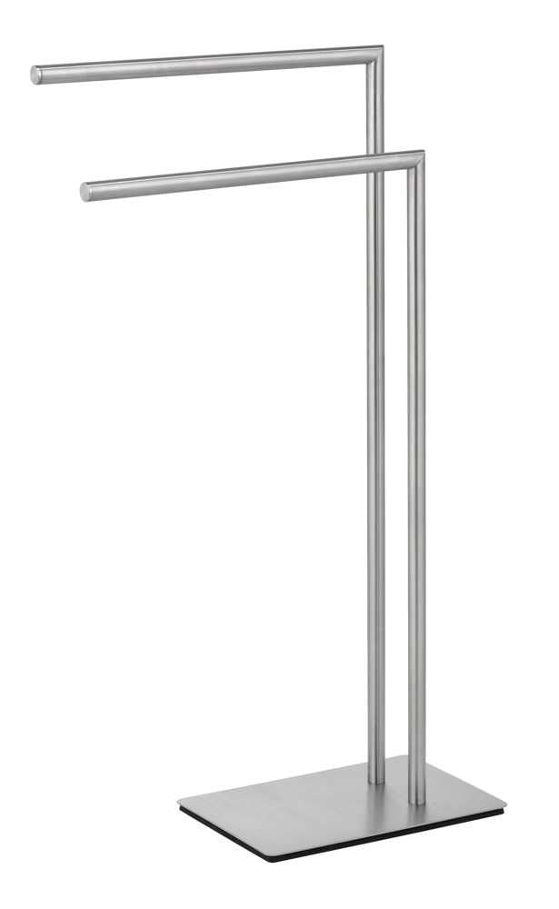 Wenko Handtuchständer Recco – 2 Arme, 48×20×80,5 cm, Edelstahl, Silber