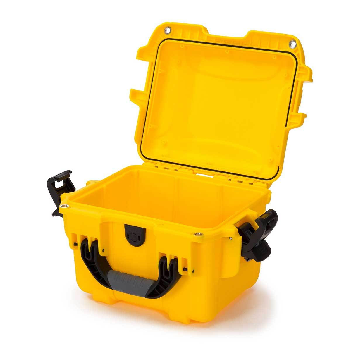 Nanuk Schutzkoffer 908 – Kunststoff, wasserdicht, gelb, 31,8 × 20,3 × 24,9 cm