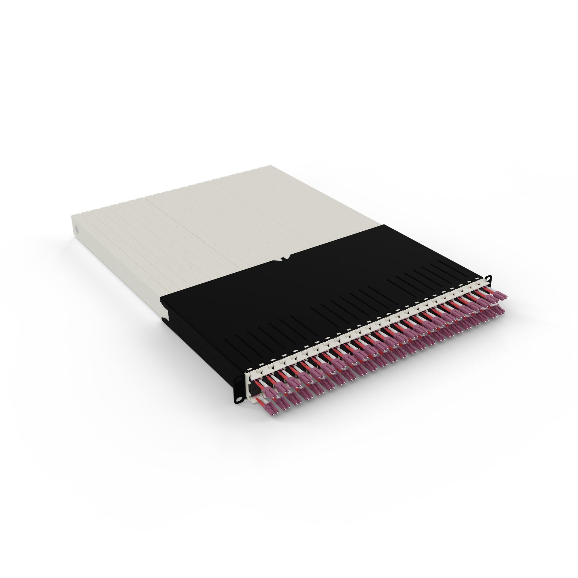 patchbox.one 30RU Patchpanel LWL – 24× LC‑LC OM4, 1,8 m, LSZH, 19"