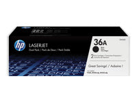 HP Toner-Multipack 36A – Schwarz, 2000 Seiten