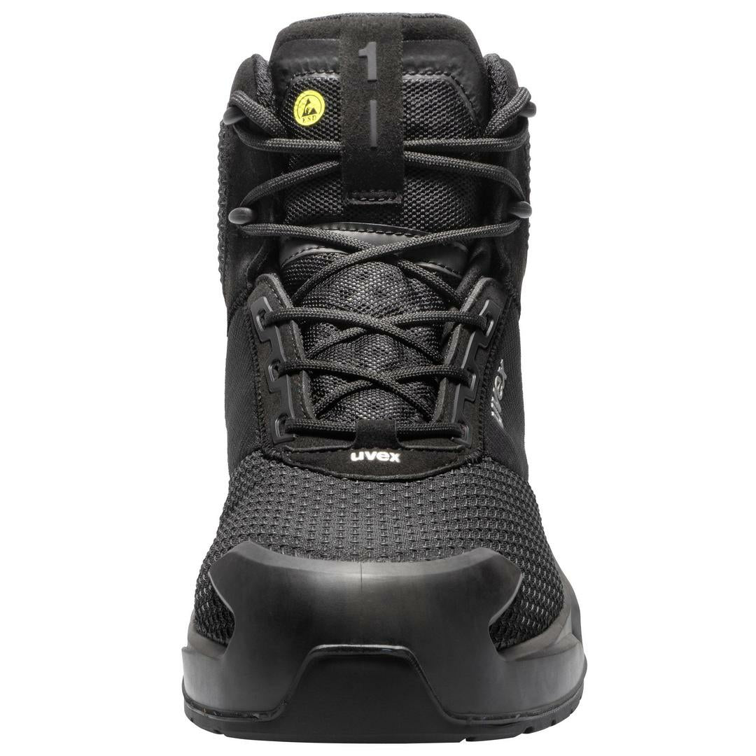 Uvex 1 x-craft pro Sicherheitsstiefel S1 PL – schwarz – Grösse 46, Weite 11
